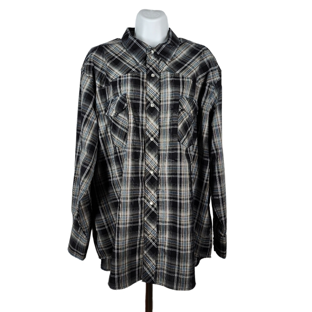 WRANGLER PEARL SNAP WESTERN SHIRT
